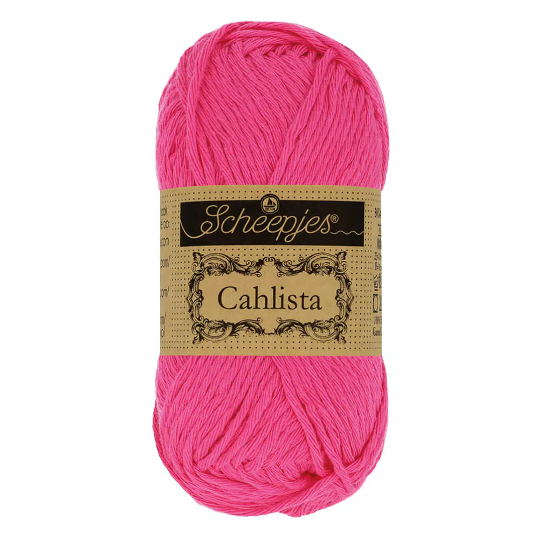 Scheepjes Cahlista 50g - 114 Shocking Pink 1