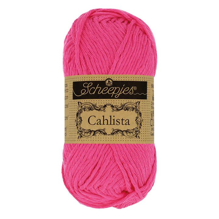 Scheepjes Cahlista 50g - 114 Shocking Pink 1