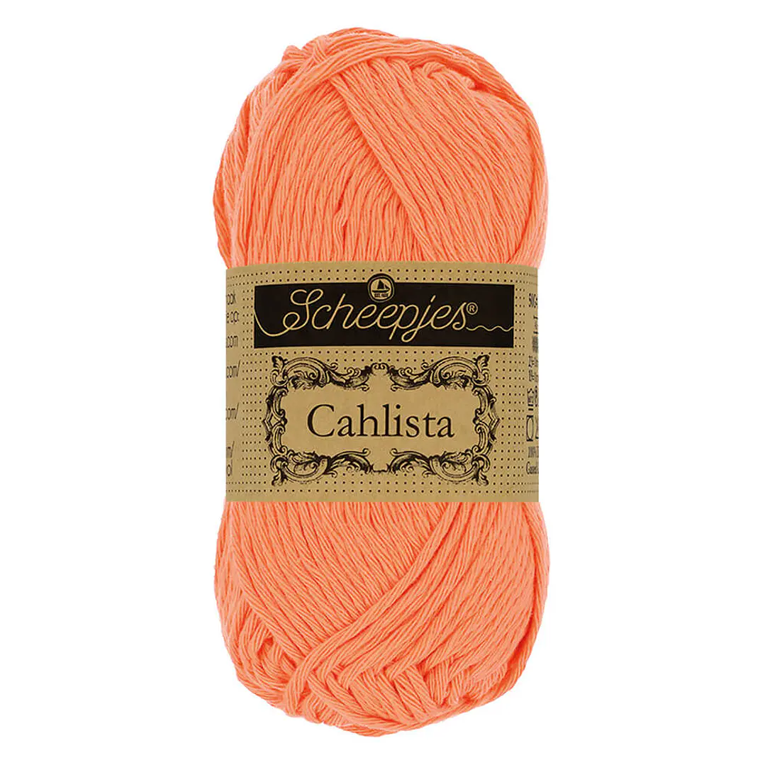 Scheepjes Cahlista 50g - 410 Rich Coral 1