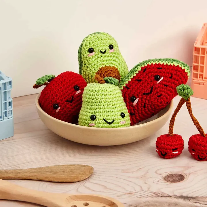 DMC kit Amigurumi - Frutas Amigas 1