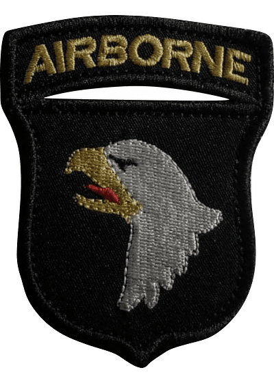 Escudo Airbone Águia Patch Bordado  - Ponto Militar 