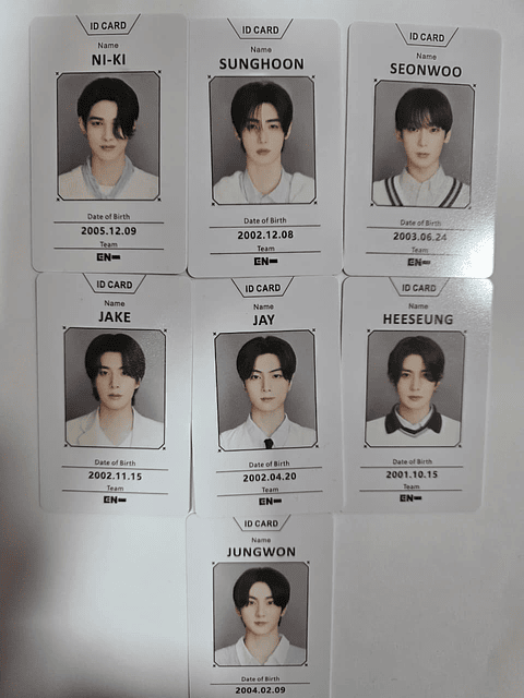 IDENTIFICACIÓN ENHYPEN