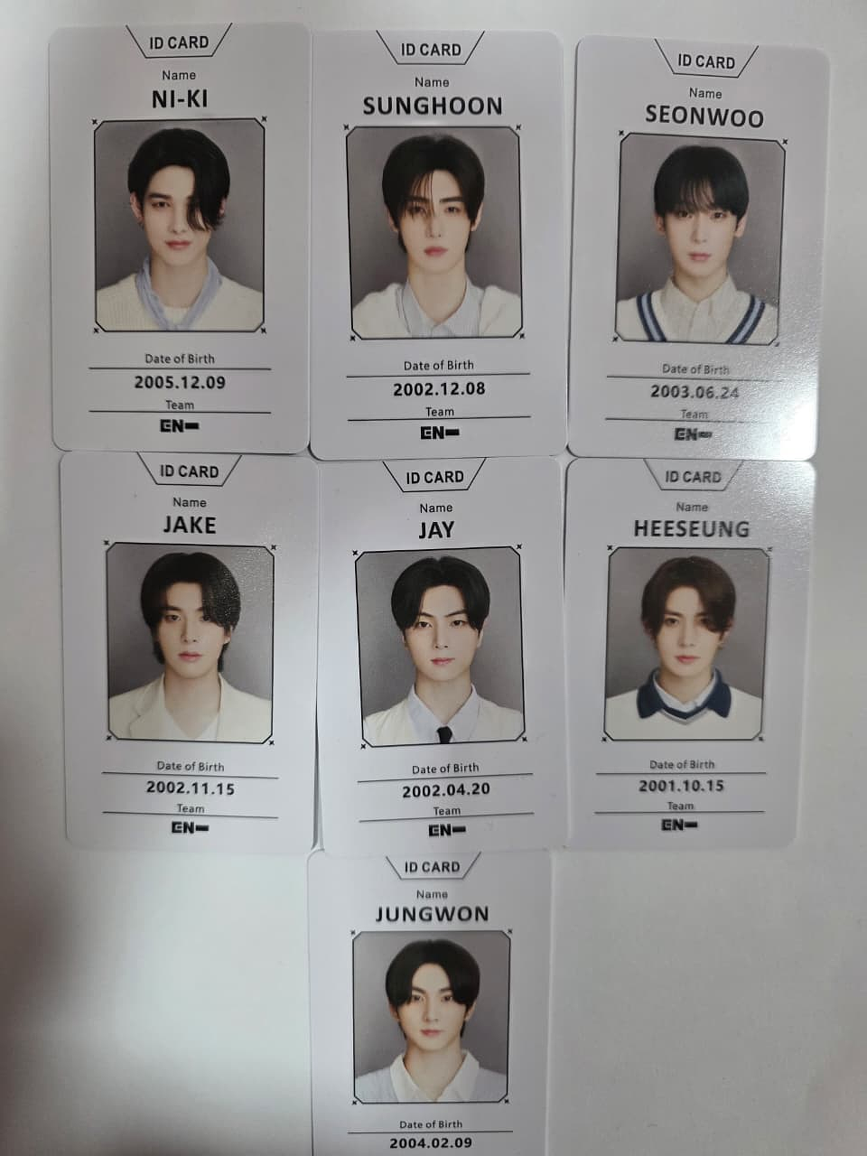 IDENTIFICACIÓN ENHYPEN 1