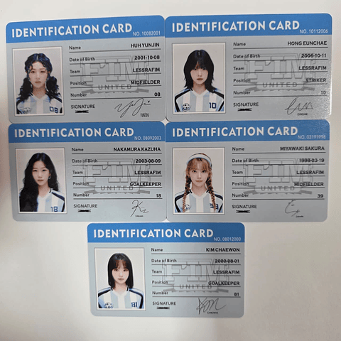 IDENTIFICACIÓN LE SSERAFIM