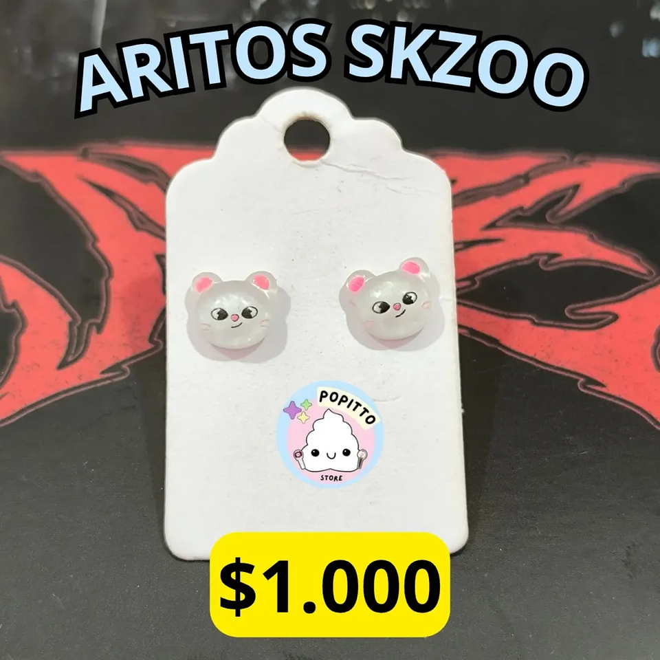 ARITOS BOTÓN STRAY KIDS 6