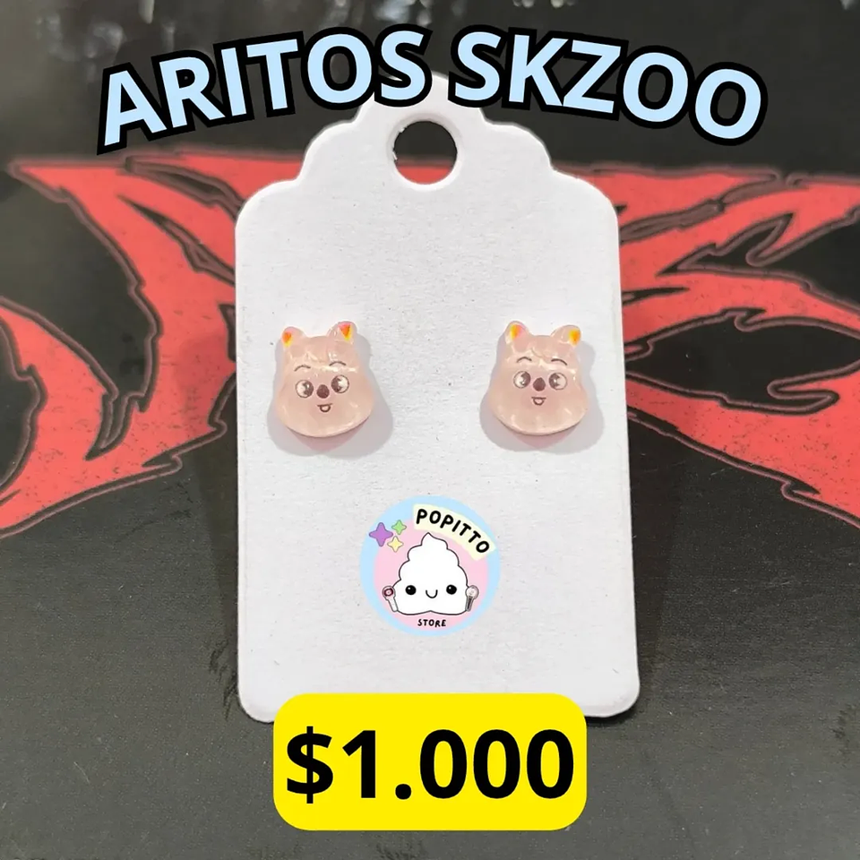 ARITOS BOTÓN STRAY KIDS 7