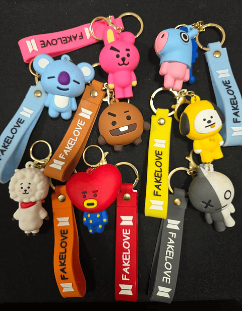 LLAVERO GOMA BTS GRANDE