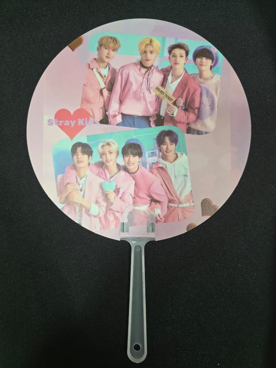 ABANICO STRAY KIDS PLÁSTICO GRUPAL 2