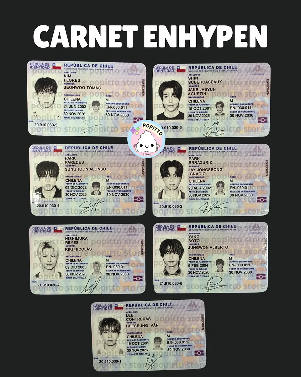 CARNET ENHYPEN 1