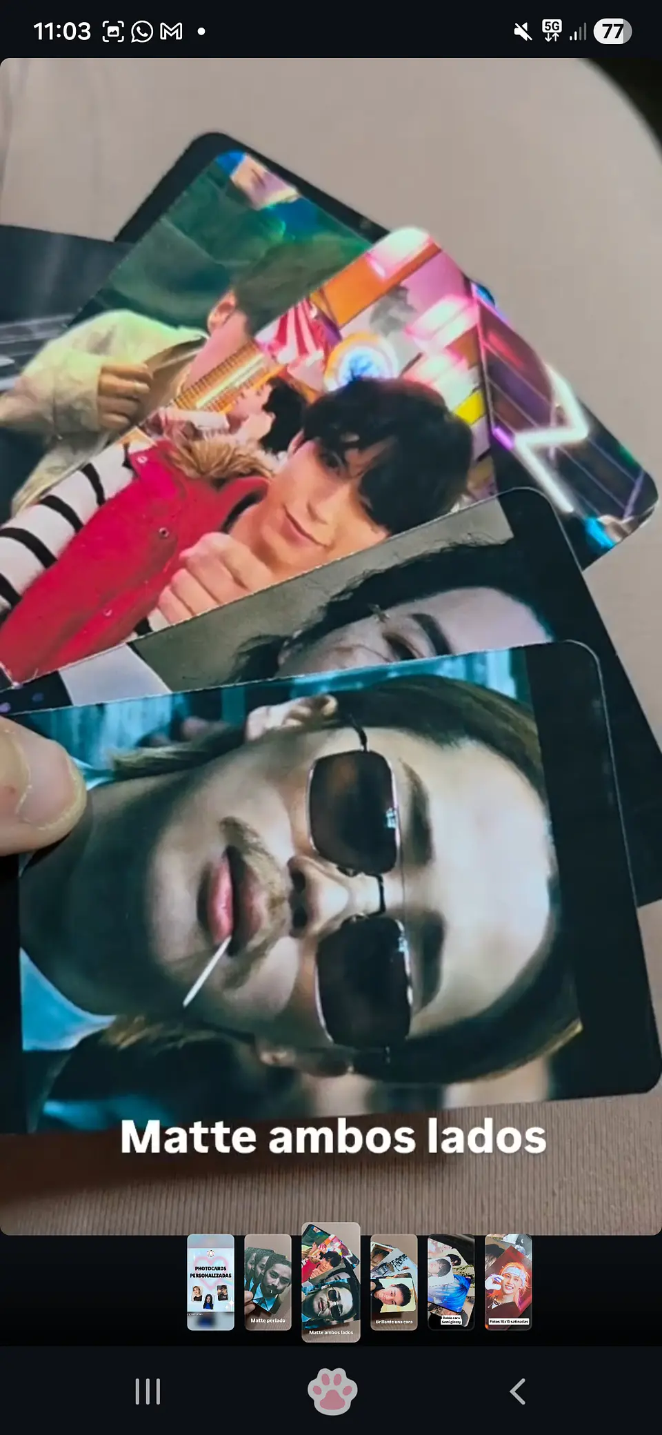 PHOTOCARDS PERSONALIZADAS 6