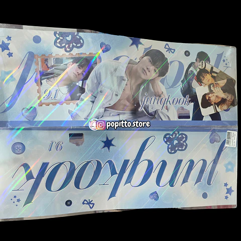 BANNER + 4 PHOTOCARDS - JUNGKOOK