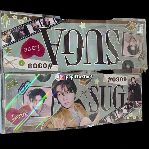 BANNER + 4 PHOTOCARDS - SUGA