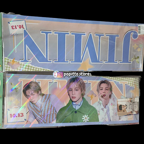BANNER + 4 PHOTOCARDS - JIMIN