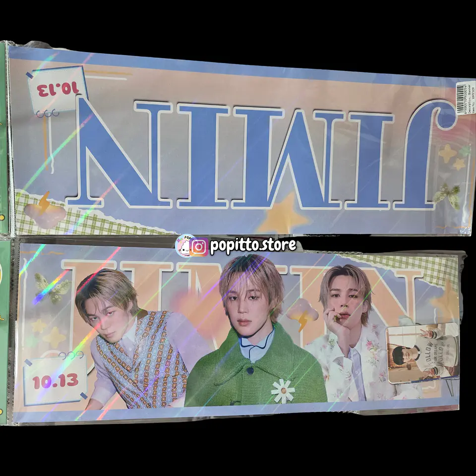 BANNER + 4 PHOTOCARDS - JIMIN 1