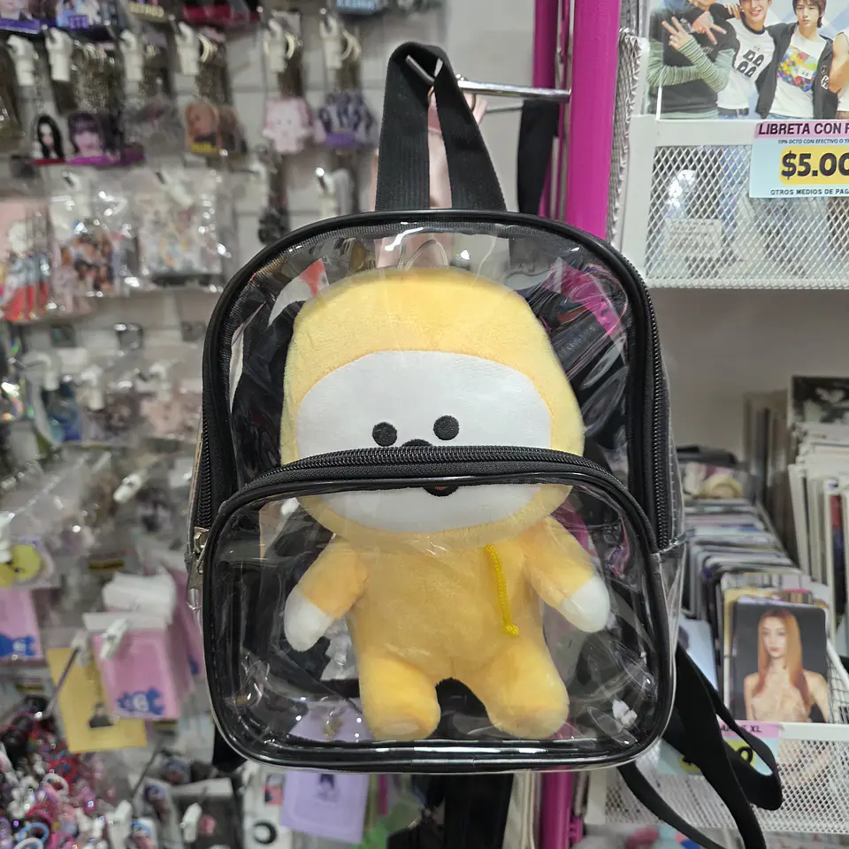 BOLSO MOCHILA TRANSPARENTE 2