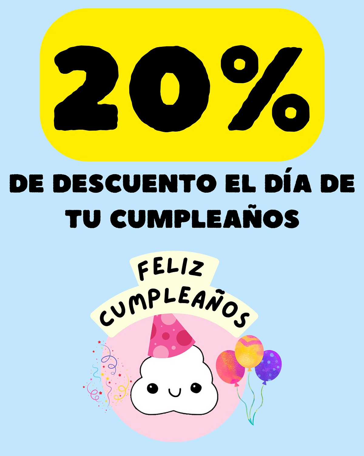 Descuento cumpleaños