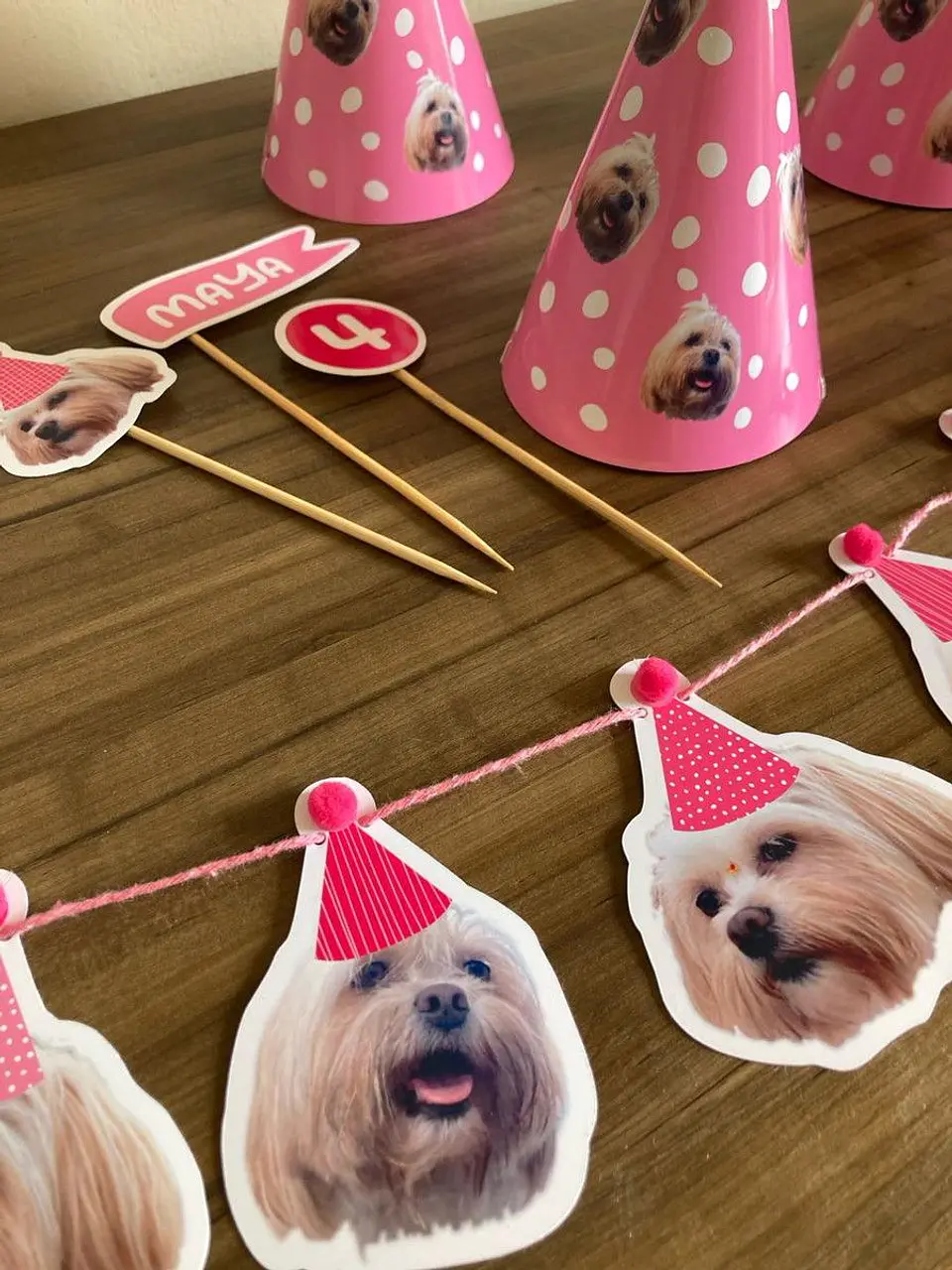 BANDERIN PERSONALIZADO CUMPLEAÑOS  1