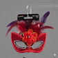 ANTIFAZ ROJO CON PLUMAS  - Miniatura 1