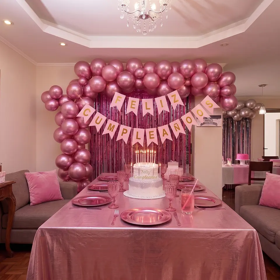 🎉 Popix Box Cumpleaños – Rosa Metal 1