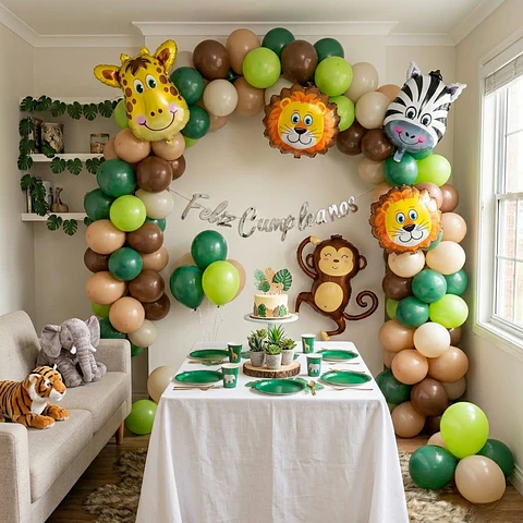 🎉 Popix Box Cumpleaños Safari– para 20 Niños