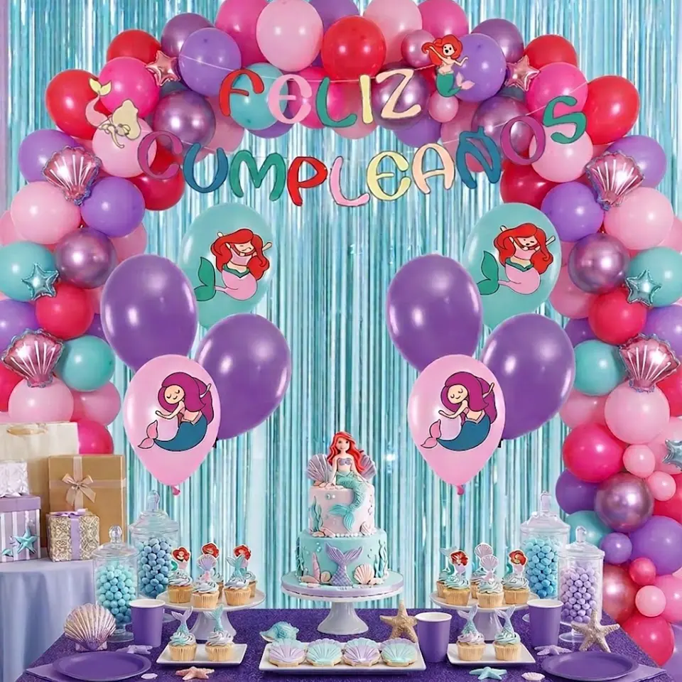 🎉 Popix Box Cumpleaños Sirena – para 20 Niños 1