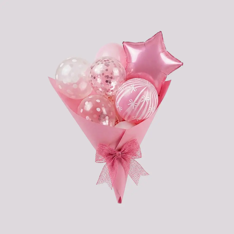 SET DE GLOBOS RAMO Rosa - POPIX 2