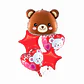 Set de Globos Oso 5 Pcs – Popix - Miniatura 2