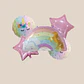 Set de Globos Unicornio y Arcoíris 5 pcs – Popix - Miniatura 2
