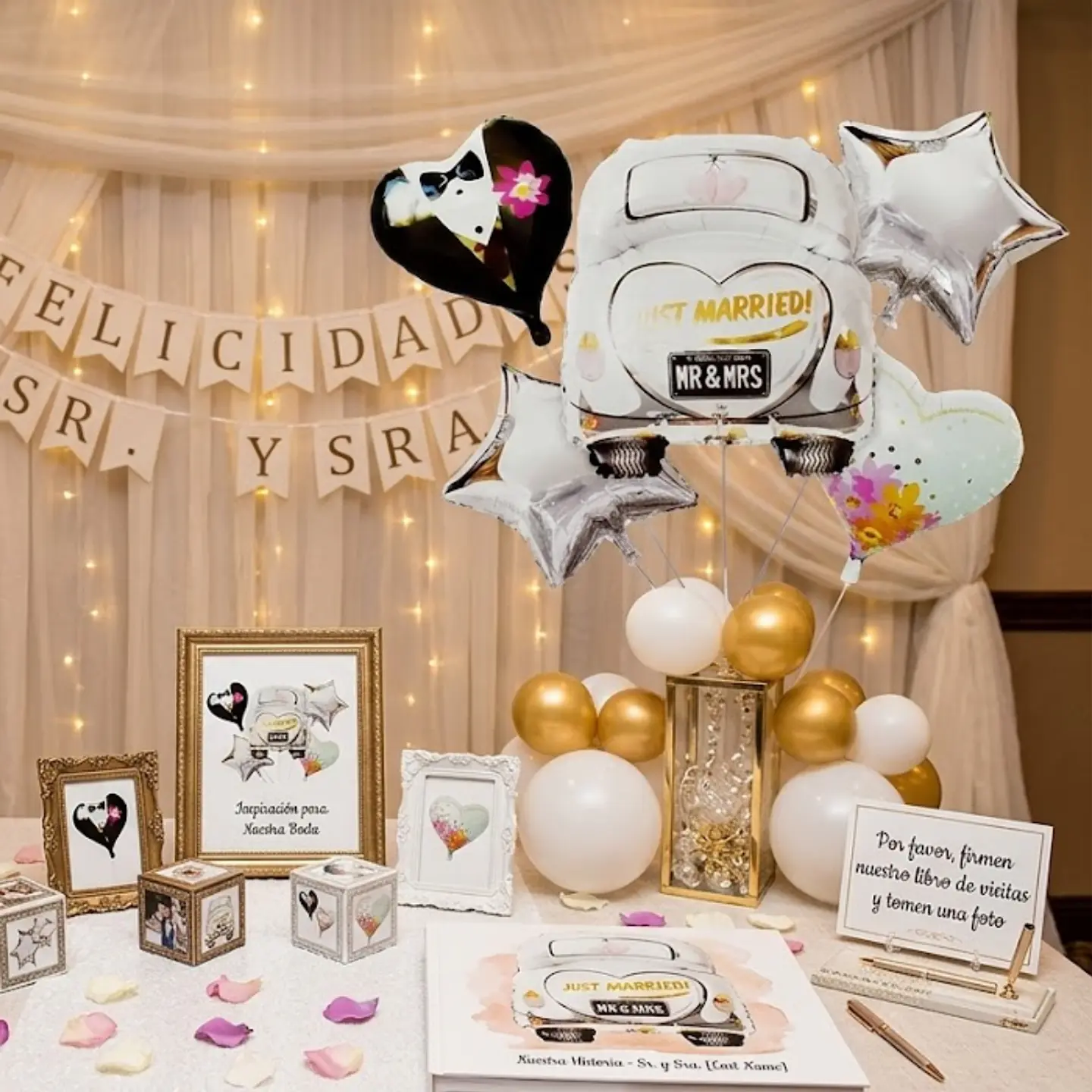 Set de Globos Recién Casados – Popix 1