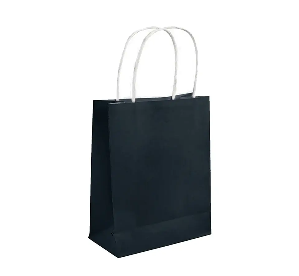Bolsa de Regalo Negra – Pack 12 Unidades 🎀 2