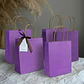 Bolsa de Regalo Morada – Pack 12 Unidades 🎀 - Miniatura 1