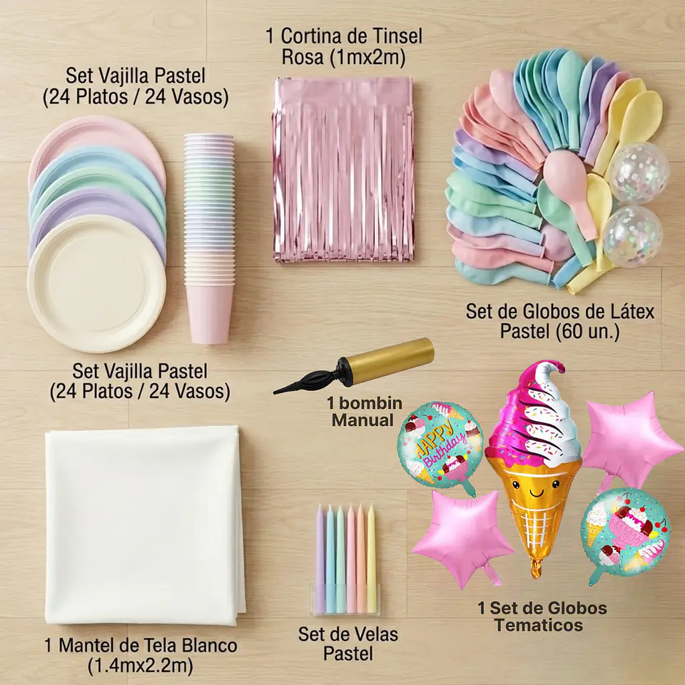 🎉 Popix Box Cumpleaños Pastel – para 20 Niños 2