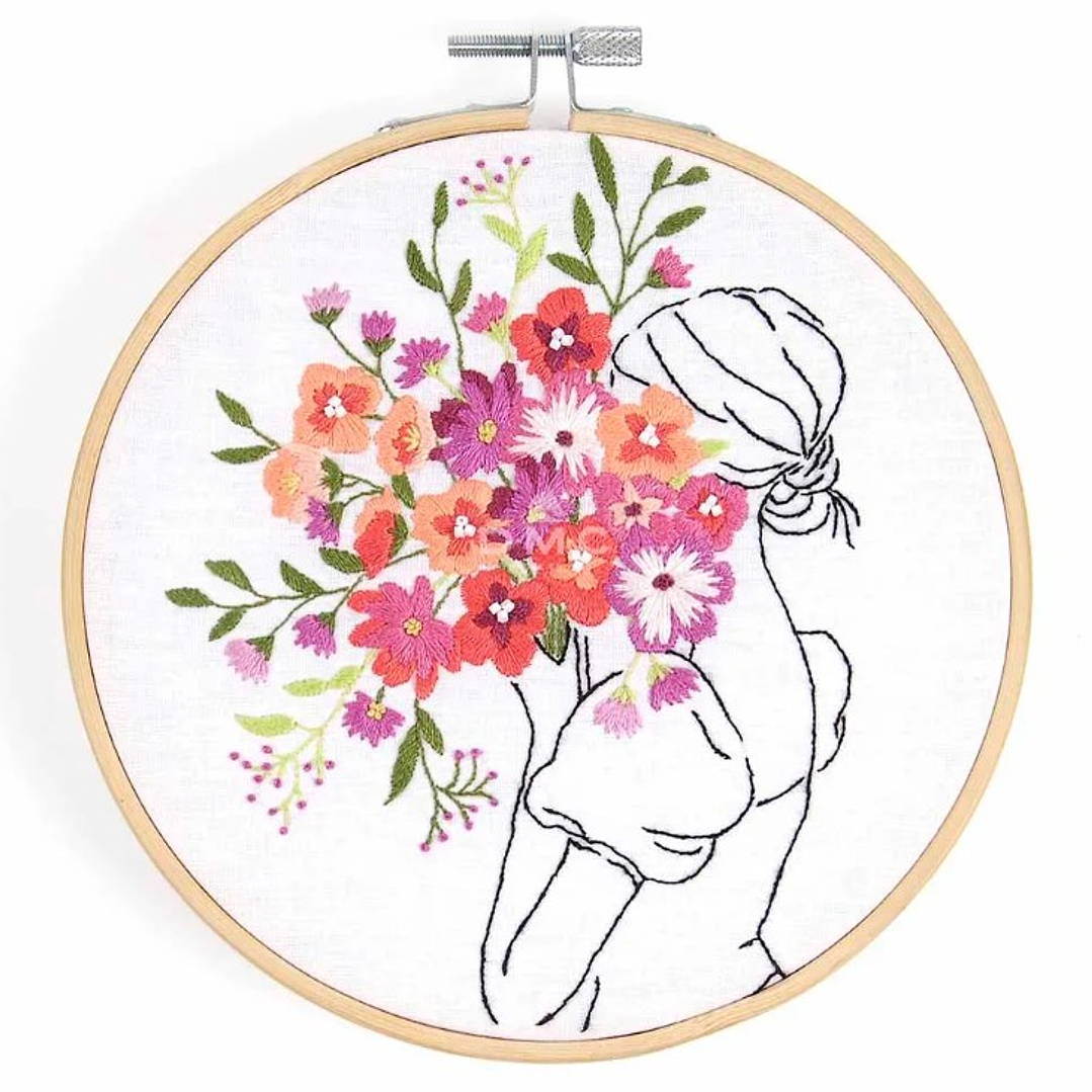 Kit Bordado Ramo de Flores 3