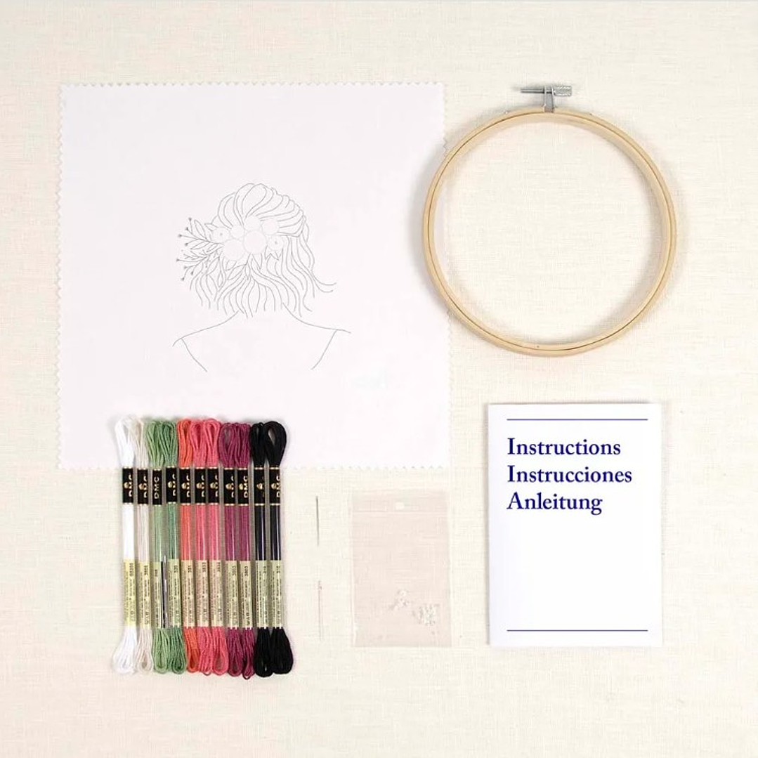 Kit de Bordado Floral 2