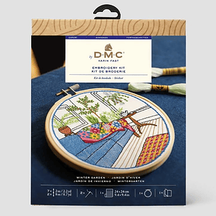 Kit Bordado Jardim de Inverno