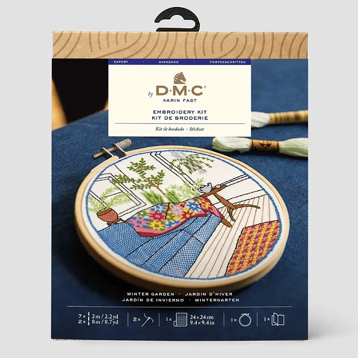 Kit Bordado Jardim de Inverno 1