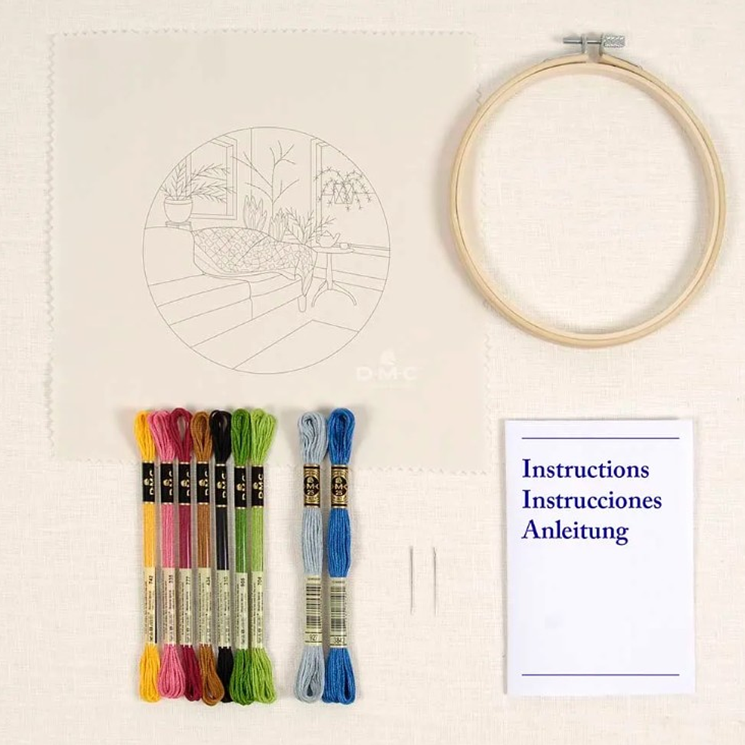 Kit Bordado Jardim de Inverno 2