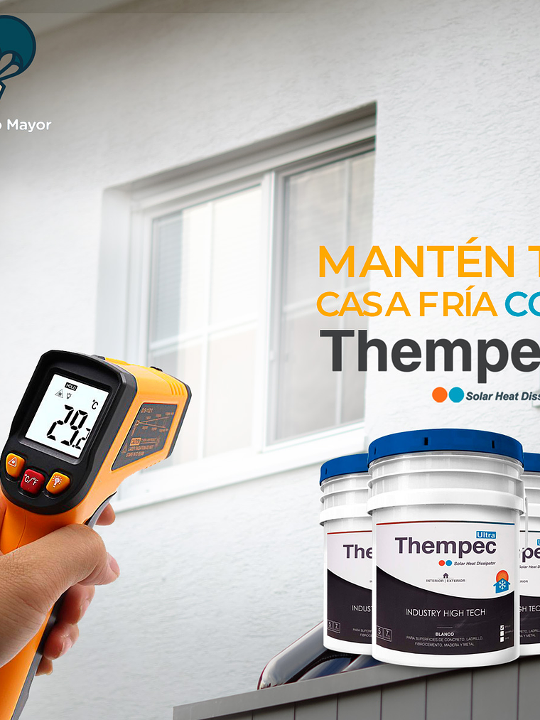 Pintura disipadora de calor Thempec Ultra® - 5 Gal.  6