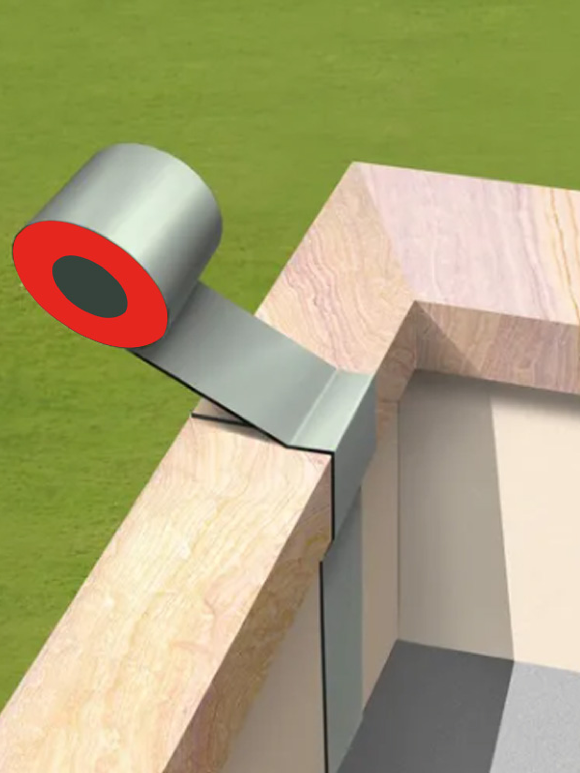 Cinta Asfáltica Adhesiva Multiuso y tapagoteras DRYKOFITA 10 cm x 10 mt- Aluminizada - DRYKO 6