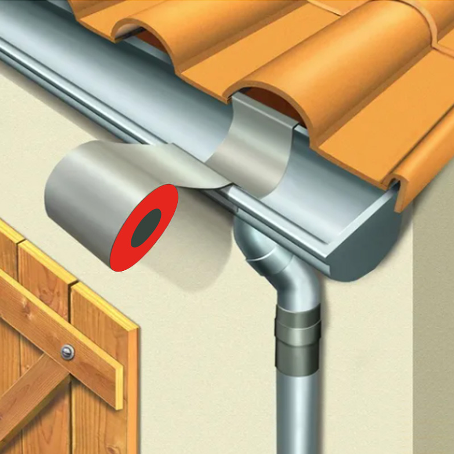 Cinta Asfáltica Adhesiva Multiuso y tapagoteras DRYKOFITA 20 cm x 10 mt- Aluminizada - DRYKO 3