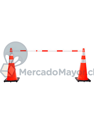 Barra Conectora de Conos - Blanco/Rojo