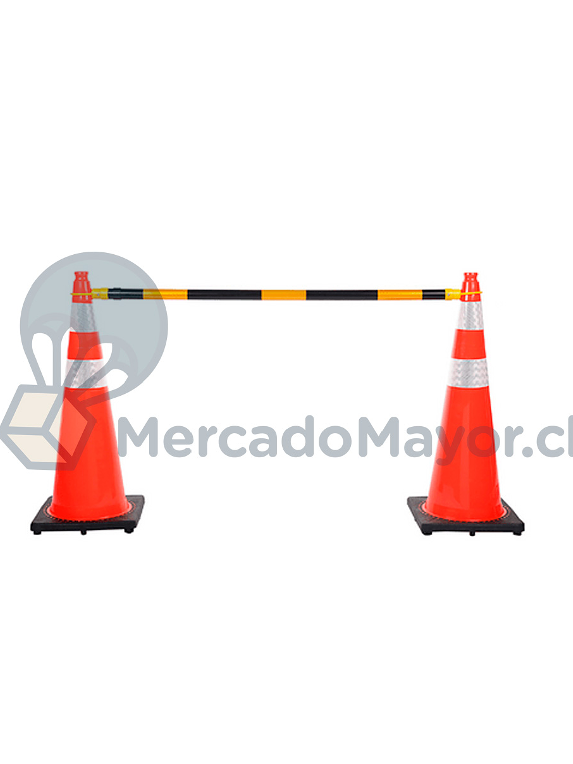 Barra Conectora de Conos - Negro/Amarillo 2