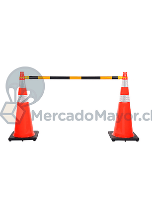 Barra Conectora de Conos - Negro/Amarillo