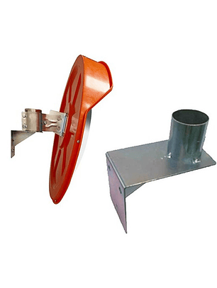 Soporte Conector Para Espejo Panorámico A Muro 45cm-60cm