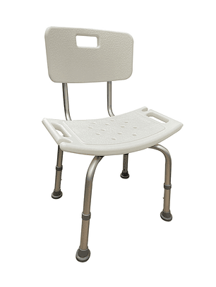 Silla de ducha para baño con respaldo - Premium Care