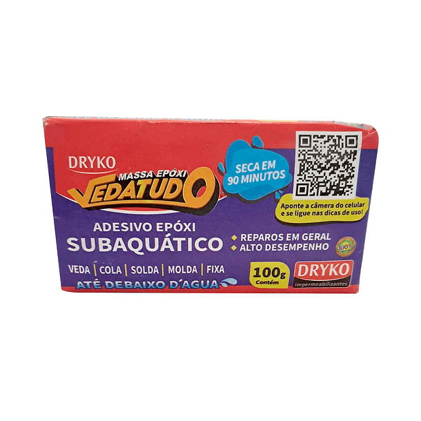 Masa adhesiva Epóxi Dryko Vedatudo 100 g 1