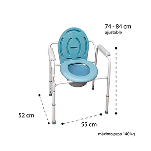 Baño Portátil - Silla Wc - Premium Care