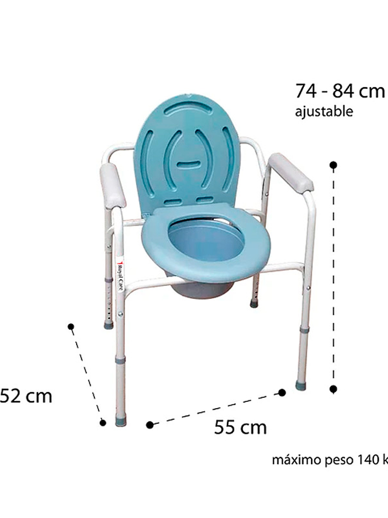 Baño Portátil - Silla Wc - Premium Care 2