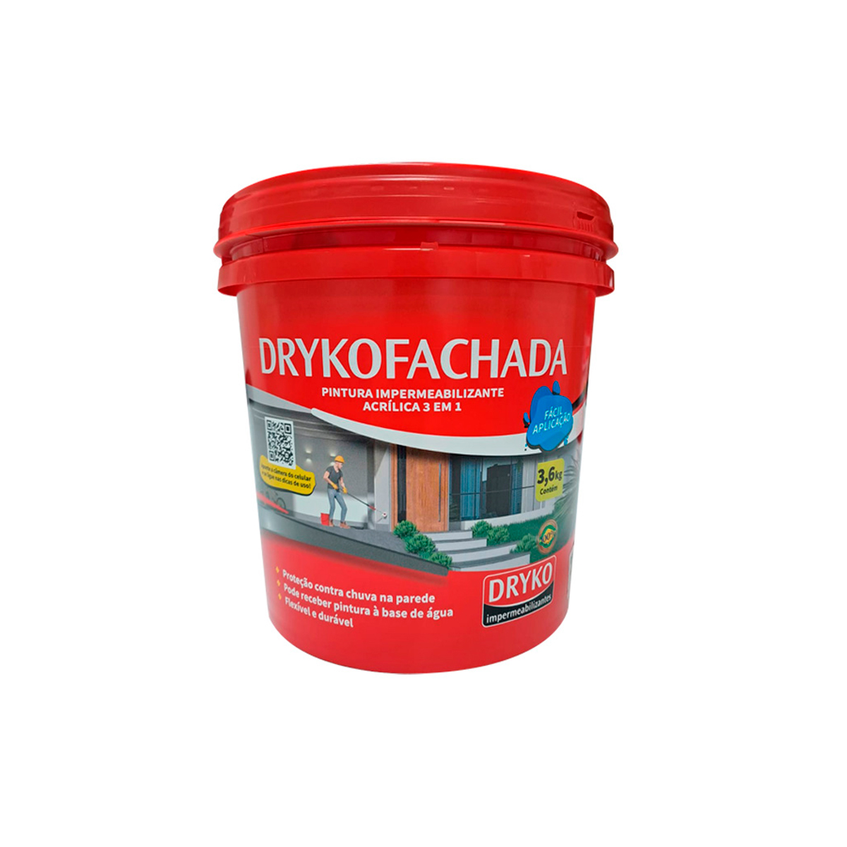 Pintura Impermeabilizante Fachadas Y Muros - Drykofachada