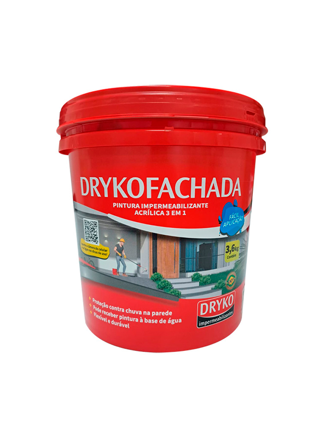 Pintura Impermeabilizante Fachadas Y Muros - Drykofachada  1